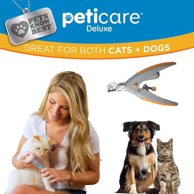 Alt view image 5 of 6 - PetiCare Illuminated Dog & Cat Nail Clipper With LED Light & 5X Magnification for Safe, Precise Trimming | Pet Nail Cutter for Small & Large Breeds | Easy-to-Use Grooming Tool for Pets