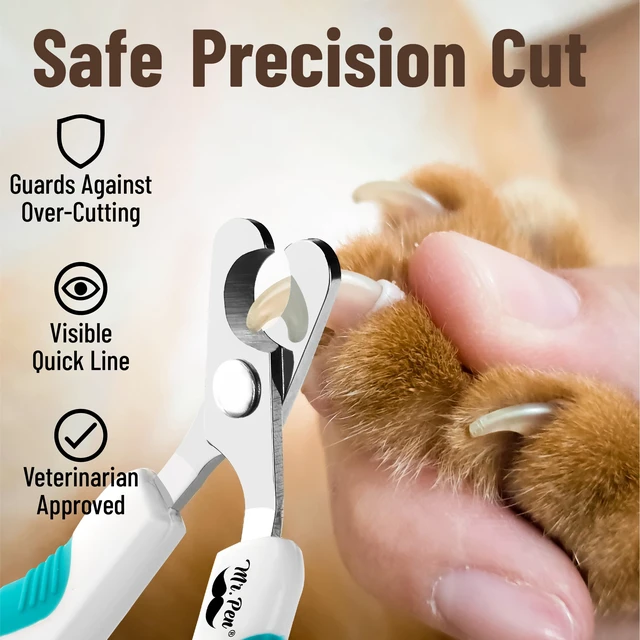 Alt view image 2 of 7 - Cat Nail Clipper, Stainless Steel, Sharp Cat Claw Trimmer | Cat Claw Trimmer for Small and Medium Cats, Pet Nail Clipper with Sturdy Non Slip Handle
