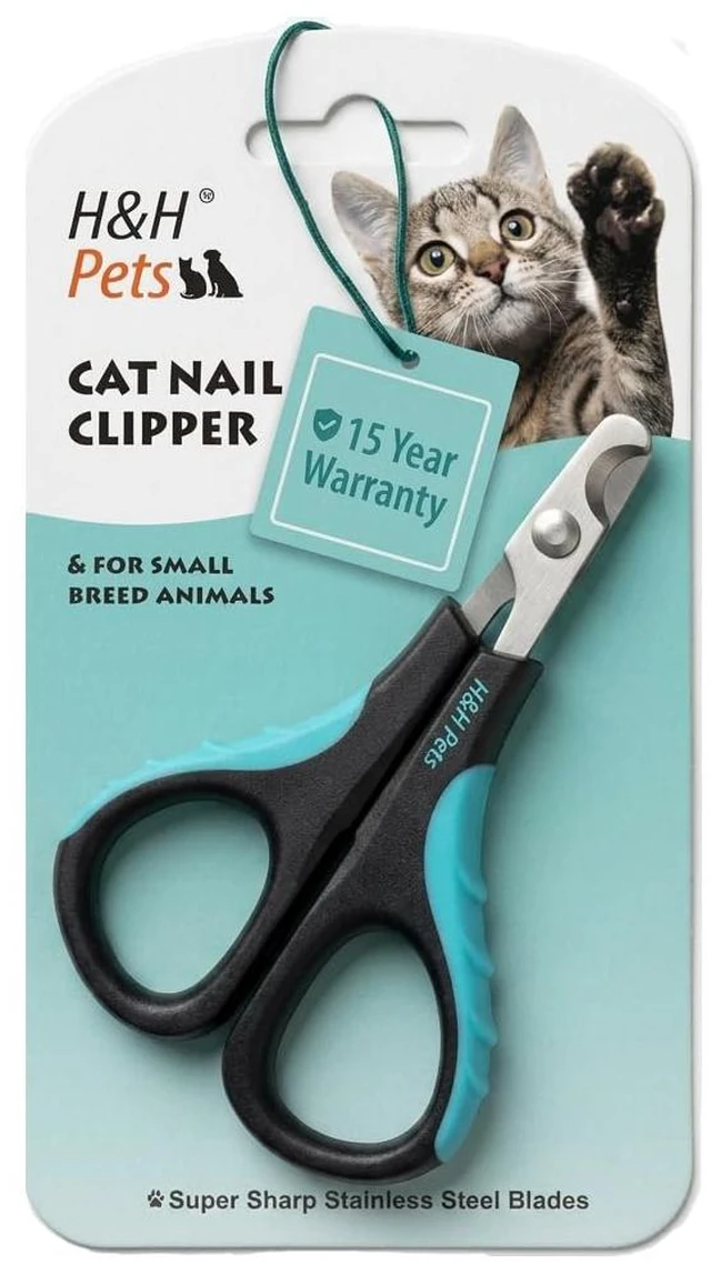 Main image of Cat Nail Clipper - Professional Sharp Stainless Steel Claw Clipper Trimmer with Sturdy Non Slip Handles - For Small Animal & Cats Nail Cutter