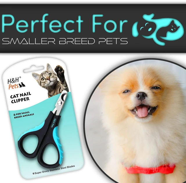 Alt view image 5 of 7 - Cat Nail Clipper - Professional Sharp Stainless Steel Claw Clipper Trimmer with Sturdy Non Slip Handles - For Small Animal & Cats Nail Cutter