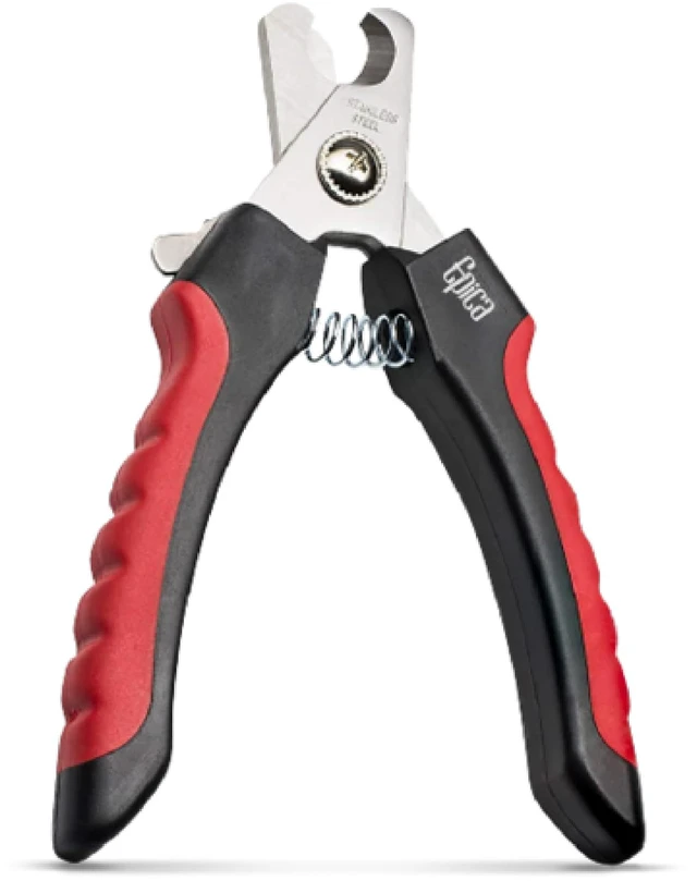 Main image of Dog and Cat Nail Clippers, Claw Trimmer, Safety Guard, Easy & Safe | Rubber, Stainless Steel, Rubber Coated Handles for a Secure Grip, Gentle on Pets