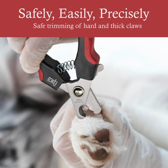 Alt view image 3 of 6 - Dog and Cat Nail Clippers, Claw Trimmer, Safety Guard, Easy & Safe | Rubber, Stainless Steel, Rubber Coated Handles for a Secure Grip, Gentle on Pets