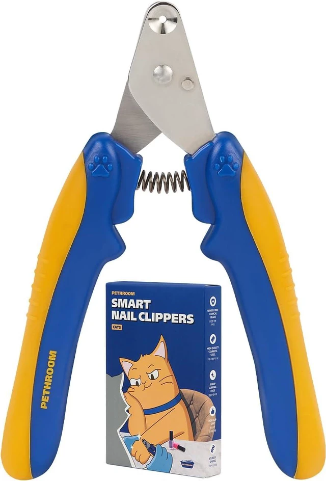 Main image of Cat Nail Clipper Trimmer for Indoor Cats, 2mm Circular Cut Hole | Premium Sturdy Stainless Steel Blade Cat Claw | Safe, Easy, Accurate, Quiet & Fast, Avoid Overcutting