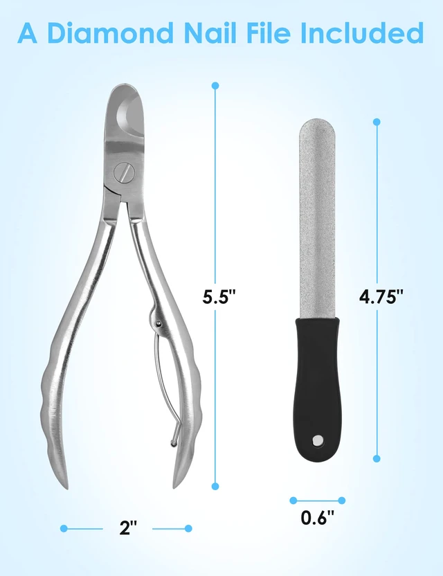 Alt view image 5 of 6 - Heavy Duty Dog Nail Clippers for Large Dogs & Thick Nails (Silver) | Upgrade Wide Open Nail Trimmer Cut Like Butter, Professional Full Metal Razor Sharp for All Dogs with Thick Toenails