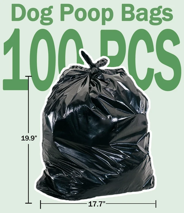 Alt view image 2 of 7 - Dog Pooper Scooper, Swivel Bin & Rake Set with 100 Waste Bags | Bag Attachment & Lid for Hands-Free Waste Cleanup on Lawn, Yard & Kennel. Designed for Small, Medium & Large Dogs.