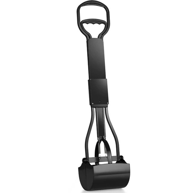 Main image of 32" Tall Profile Pooper Scooper, ABS Frame & Waste Bin with Double Spring Clamp, Lightweight Design, Simple One Click Assembly