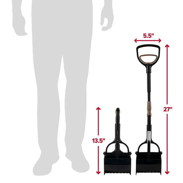 Alt view image 2 of 7 - Claw Pooper Scooper for Dog Waste, Easy Yard Cleanup Tool | Pooper Scooper System Built for Convenient Pet Waste Cleanup