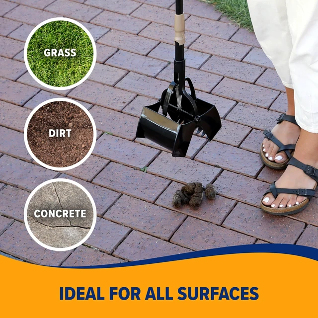 Alt view image 5 of 7 - Claw Pooper Scooper for Dog Waste, Easy Yard Cleanup Tool | Pooper Scooper System Built for Convenient Pet Waste Cleanup
