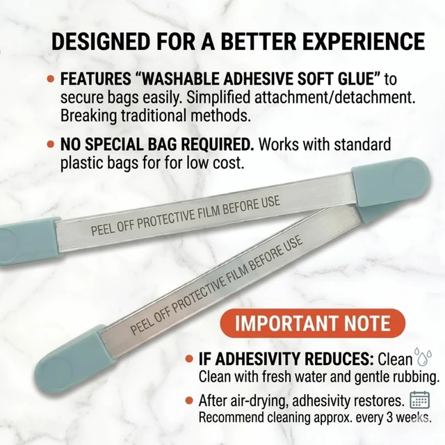 Alt view image 7 of 7 - Foldable Dog Poop Catcher, Telescopic No-Bend Pet Waste Bag Holder | Hands-Free Pickup, Telescopic Handle, Pet Waste Tool, No Bending Required, Portable Design