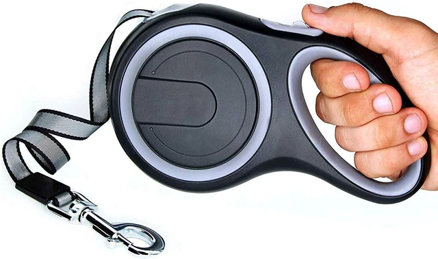 Alt view image 6 of 7 - Retractable Dog Leash,26 Foot Dog Walking Leash for Medium Large Dogs up to 110lbs, One Button Break & Lock, Heavy Duty No Tangle. Large