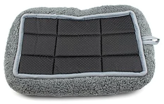 Alt view image 4 of 5 - Cat Mat Bed 16" x 22" Pet Bed with Pillow Around for Dogs Cats Curled Sleeping Beds for Carrier/Crate Small to Medium Dog Cushion, Anti Skid Bottom, Medium