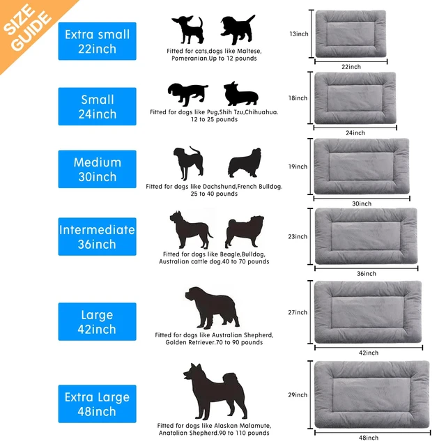 Alt view image 2 of 6 - Dog Crate Pad Washable Dog Bed for Crate Medium Cozy Mat 36-Inch Gray | Ultra Soft Kennel Pad,Anti-Slip Bottom,Fits Most Metal Crates,Comfortable Sleeping Pet Mat