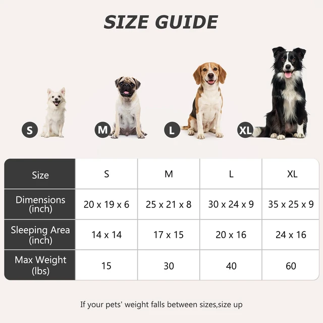 Alt view image 6 of 7 - Dog Bed for Large Medium Small Dogs, Rectangle Washable Sleeping Puppy Bed, Soft Calming Cat Beds for Indoor Cats, Orthopedic Pet Sofa Bed, Anti-Slip Bottom with Multiple Size (20'', Grey)