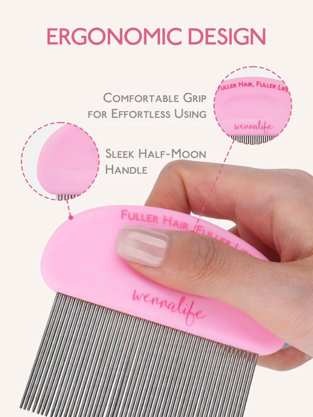 Alt view image 4 of 7 - Tape in Extension Remover Comb, Fine Teeth Glue Residue Cleaning Hair Comb for Tape in Extensions, Effective Remove Without Pulling, Ergonomic Safe Rounded Design for Salon & Home Use