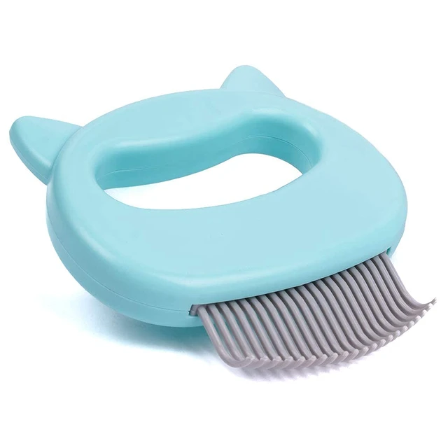 Main image of The Original Pet Hair Removal Massaging Shell Comb | Soft Deshedding Brush Grooming and Shedding Matted Fur Remover Dematting tool for Long and Short Hair Cat Dog Puppy Bunny