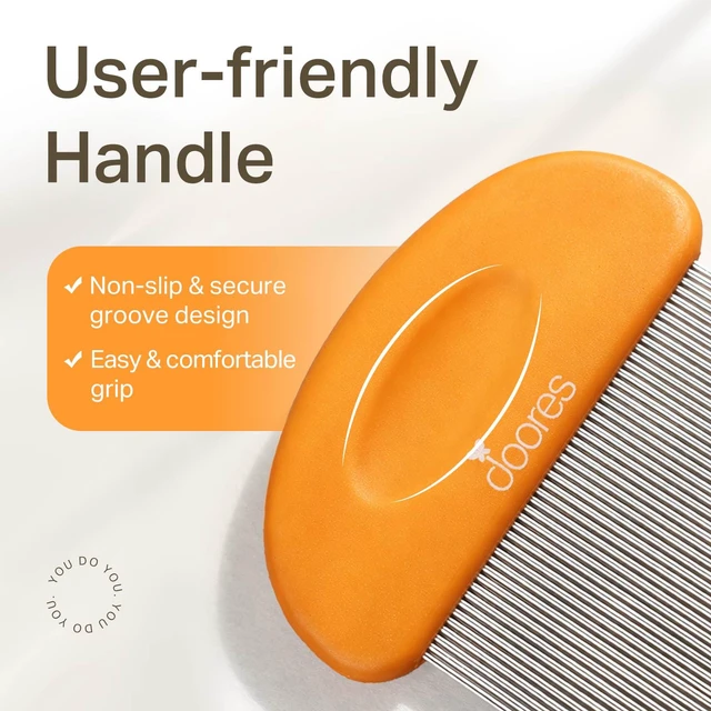 Alt view image 7 of 7 - Tape In Extensions Remover Comb, Tape In Removal Comb with Stainless Steel Fine Teeth for Wigs & Hairpiece Adhesives Quickly & Easy Remove for All Hair Types Detangler Comb for Wet & Dry Hair