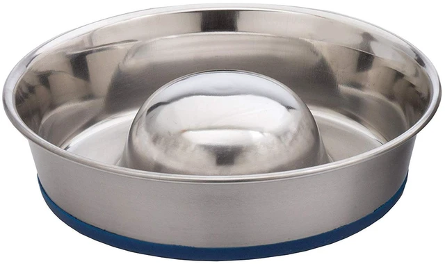 Main image of DuraPet Slow Feed Premium Stainless Steel Bowl (Heavyweight Durable Stainless Steel Bowls, Dog Food Bowl, and Dog Water Bowl) Great Alternative to Snuffle Mat for Dogs-Medium