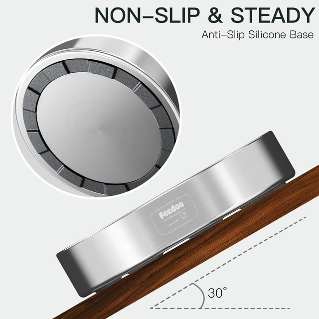 Alt view image 6 of 7 - Slow Feeder Dog Bowl-1Cup for Small Puppy, Double-Layer 304 Stainless Steel Puzzle Bowl, Anti-Choking for Fast Eaters, Heavy-Duty Non-Slip Base, Dishwasher Safe