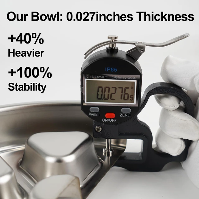 Alt view image 4 of 7 - 304 Stainless Steel Slow Feeder Dog Bowls, 2.5 Cups Capacity | Non-Slip Metal Dog Slow Feeder Bowl, Raised Design for Slow Eating & Digestive Health - Perfect for Medium Large Dogs