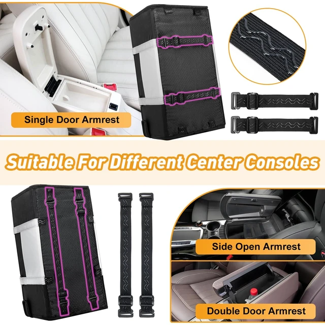 Alt view image 4 of 7 - Portable Dog Car Seat for Small Dogs, Puppy Car Seat, Black | Booster Seat With Safety Leash & Adjustable Straps Keeps Small Dogs Secure. Removable Washable Cushion. Fits Most Cars.
