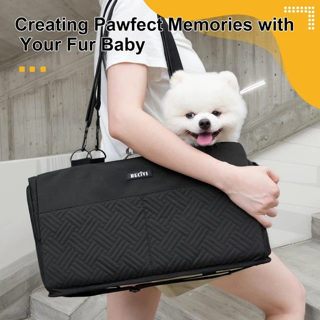Alt view image 7 of 7 - Console Dog Car Seat for Small Dogs Cats Up to 11lbs, Anti-Collapse Pet Armrest Booster Seat with Soft Pillow,Non-Slip Seat Rails Hooks & Safety Belt, Portable Car Accessories for Pets Travel