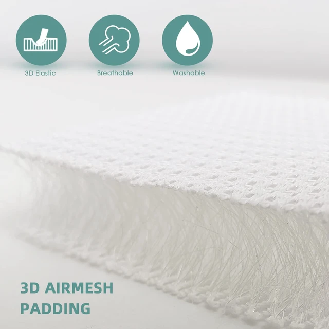 Alt view image 3 of 7 - Car Seat Cushion Breathable Mesh Non-Slip Comfort Seat Truck Office | Car Seat pad for Driving 3D Air Mesh Car Seat Protector Works with Truck SUV and Office Chair Home Quick Drying Washable