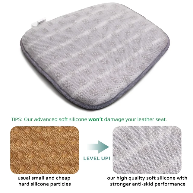 Alt view image 6 of 7 - Car Seat Cushion Breathable Mesh Non-Slip Comfort Seat Truck Office | Car Seat pad for Driving 3D Air Mesh Car Seat Protector Works with Truck SUV and Office Chair Home Quick Drying Washable