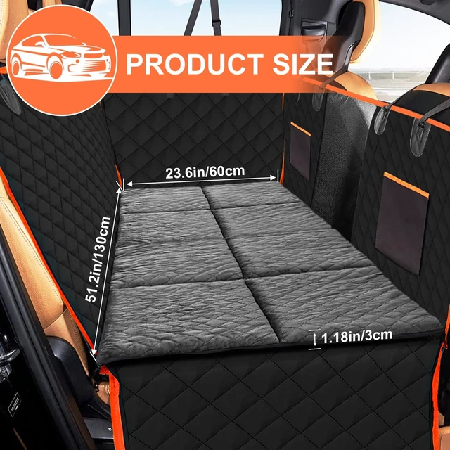 Alt view image 5 of 7 - Car Backseat Dog Mat, Comfortable Non-Slip Cushion Suitable for Travel Dog Bed and Pet Home Sofa Blanket, Custom Mat for Car Backseat Extender and Seat Cover (Gray 51.2 x 23.6in)