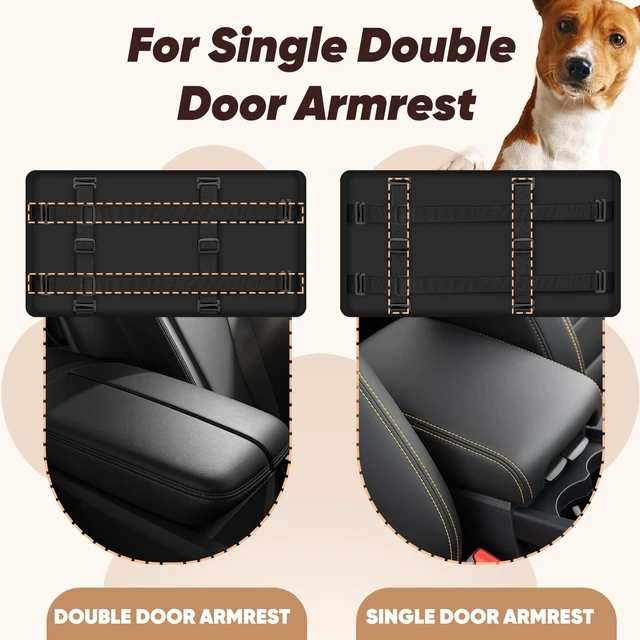 Alt view image 5 of 6 - Middle Center Console Dog Car Seats for Small Dogs Up to 11lbs, Black | Portable Dog Booster Car Seat, Multi-Purpose Puppy CarSeat with Adjustable Harness, Small Dog Cat Pet Car Carriers for Travel