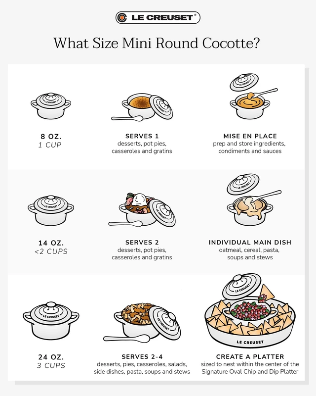 Alt view image 2 of 6 - Stoneware Mini Round Cocotte, 8 oz., Flame