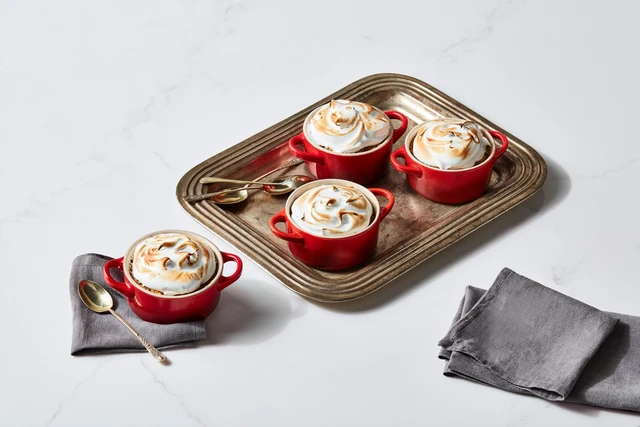 Alt view image 3 of 6 - Stoneware Mini Round Cocotte, 8 oz., Cerise