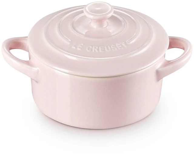 Main image of Stoneware Mini Round Cocotte, 8 oz., Chiffon Pink