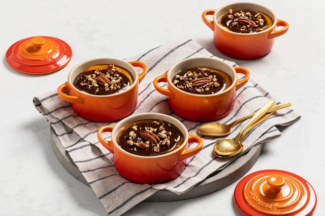 Alt view image 3 of 6 - Stoneware Mini Round Cocotte, 8 oz., Flame
