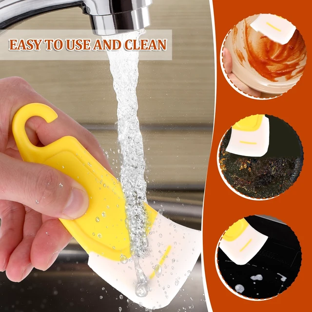 Alt view image 5 of 7 - Pcs Kitchen Food Grade Silicone Spatula, Pot Scrapers, for Kitchen | 3D Printer Silicone Removal Spatula Scraper Tools, for Resin Transfer and Protect, for Cleaning Dishes Pots Pans