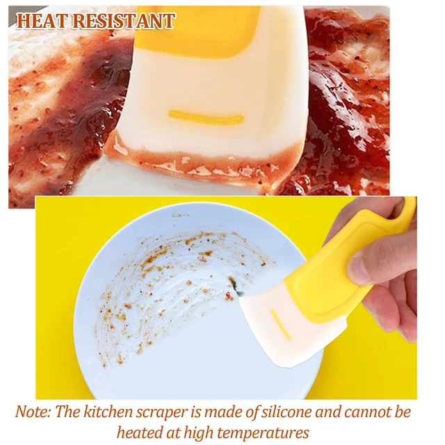 Alt view image 7 of 7 - Pcs Kitchen Food Grade Silicone Spatula, Pot Scrapers, for Kitchen | 3D Printer Silicone Removal Spatula Scraper Tools, for Resin Transfer and Protect, for Cleaning Dishes Pots Pans