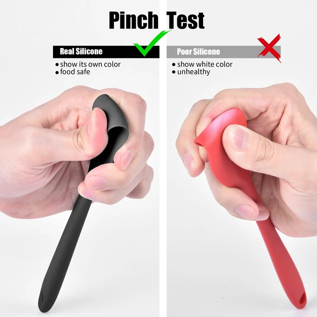 Alt view image 7 of 7 - Silicone Small Spatula, 600°F Heat Resistant Mini Scraper (Black) | Food-Grade Bowl Scraper Compact Flexible Kitchen Cooking Baking Tool for Scraping Jar Jams Nut Butters & Mixing Sauce