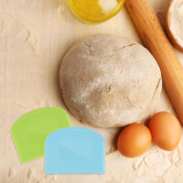 Alt view image 7 of 7 - Sourdough Scraper Tool, 4 Pcs Flexible Bowl Scraper for Baking Bread Dough | Multifunctional Kitchen Food Scraper for Bread and Cake, Bench Scraper for Dough Work and Pastry Cutting