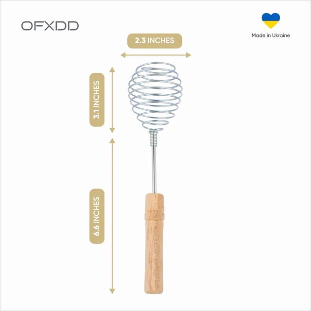 Alt view image 6 of 6 - Wire Egg Whisk - Whisks Easy Whipper - Stainless Steel Coil - Clean Hand - Whip Whisker