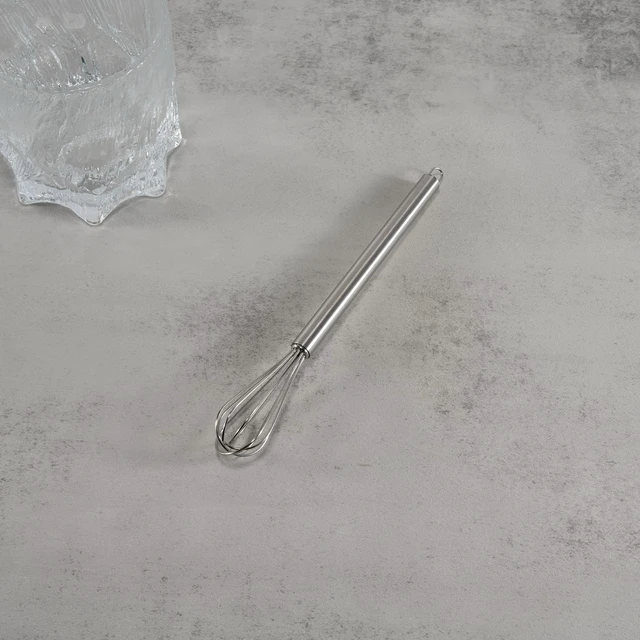 Alt view image 6 of 6 - Mini Whisks 7 inch 304 Stainless steel Whisk, Hand Egg Mixer for Flour Cake Egg, Kitchen Cooking Baking Use Whisk (1)