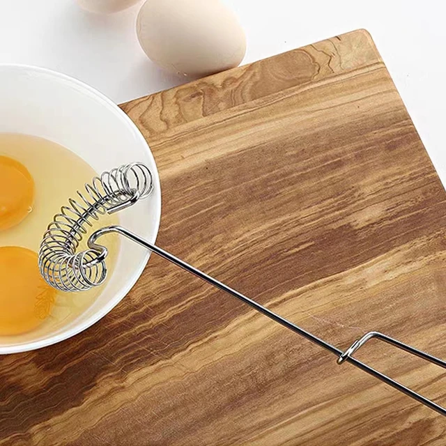Alt view image 7 of 7 - 2 Pack Stainless Steel Coil & Flat Whisks for Eggs, Sauces, Gravy | Scandinavian Handheld Beater with Ergonomic Grip for Cream, Milk, Baking & Roux. Dishwasher Safe. Whisking Tool for Cooking