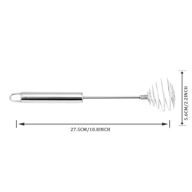 Alt view image 3 of 7 - Whisk, Stainless Steel Spring Whisk, Balloon Whisk Egg Beater for Blending, Whisking, Beating, or Stirring
