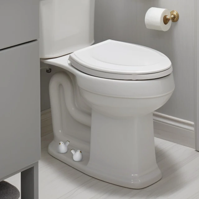 Alt view image 6 of 7 - 2Packs Birds Toilet Bolt Covers Decorative Ceramic Toilet Bolt Caps Cute Toilets Screw Cover Caps for Bottom of Toilets Easy Installation Bathroom Replacement Parts for Bathroom Decor (White)