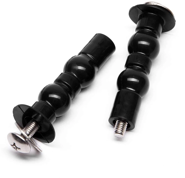 Alt view image 7 of 7 - Universal Toilet Seat Screws & Bolts, Toilet Screws Replacement Kit | Universal Metal Toilet Seat Hinges Bolt Screws, Fixings Expanding Rubber & Brass Nut, 5 Install Choices Toilet Repair Parts