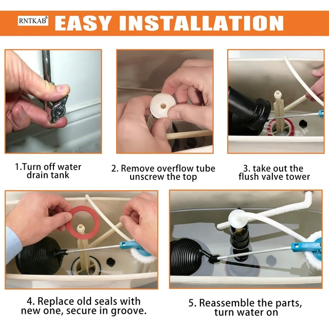 Alt view image 5 of 6 - 630-0030 Flush Valve Seal for Mansfield 210/211 Toilet Flush Valves | 2-Pack Toilet Gasket Replacement Parts - Upgraded Leak-Proof Silicone Seal