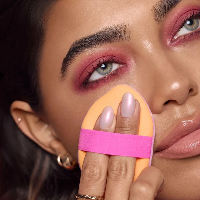Alt view image 7 of 7 - Miracle 2-In-1 Powder Puff, 1 Count | Set and smooth makeup with a makeup puff for liquid and cream, dual-sided sponge with precision tip
