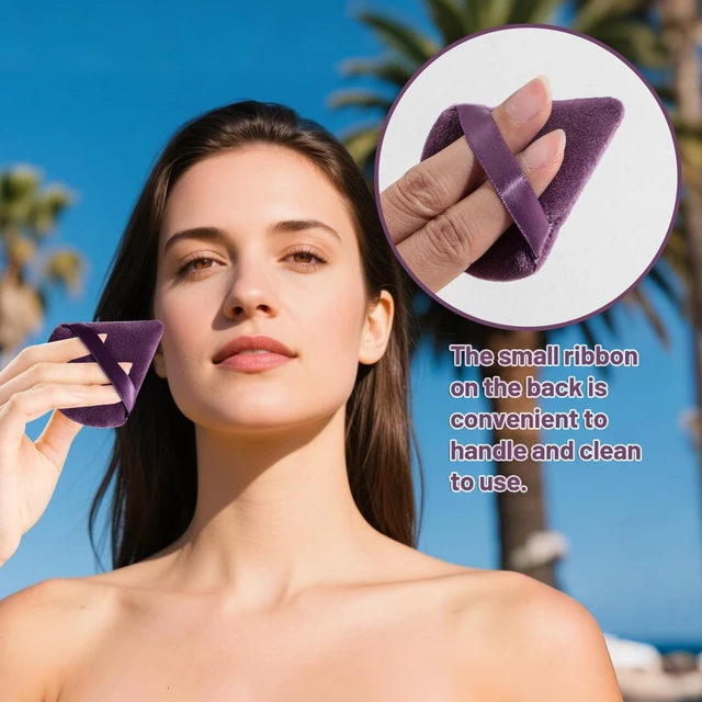Alt view image 4 of 6 - Makeup Sponges 10 Pcs Premium For Foundation - Makeup Blending Sponge Set With Finger & Triangle Puffs For Multi-purpose Use, Travel Essential & Daily Makeup with Case