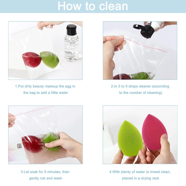Alt view image 5 of 7 - 12 Pieces Professional Makeup Sponge Set,Latex Free Flawless Soft Setting Face Puffs,Multicolor Beauty Sponge Blender Cosmetic Applicator for Powder,Liquid,Facial Makeup Tools