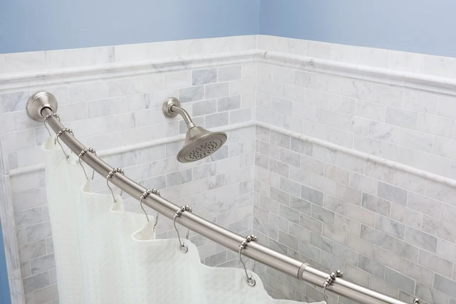 Alt view image 2 of 7 - SR2100BN Shower Curtain Rolling Rings, Pack of 12, Brushed Nickel