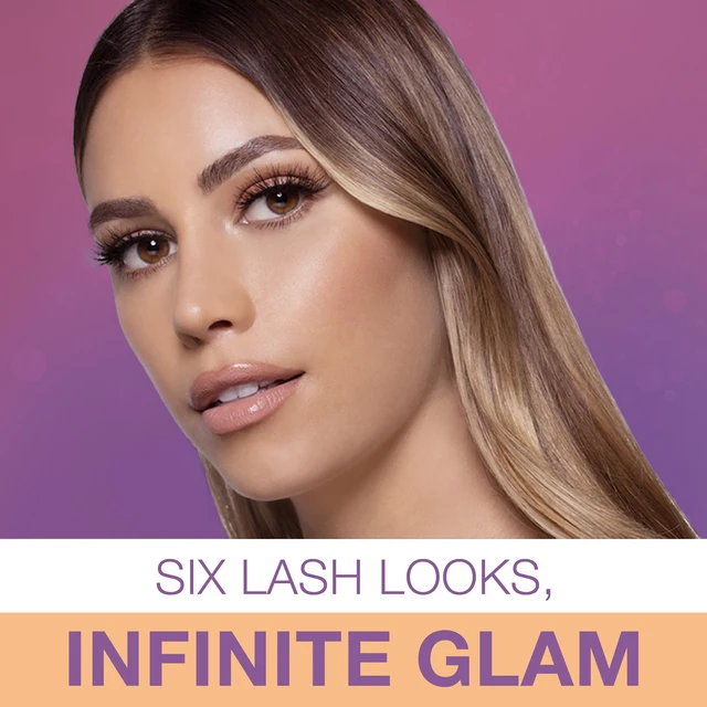 Alt view image 2 of 6 - Faux Mink Wispy False Eyelashes Lookbook Lash Set Natural Look Wispy Lashes Strip (Demi Wispies, 811, 812, 815, 817) with Lash Adhesive, 6 Pairs, 1 Pack