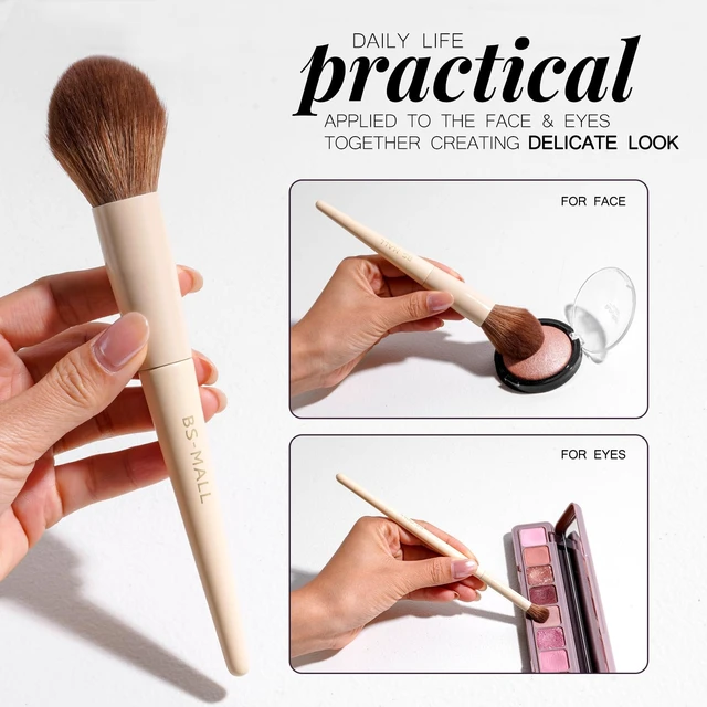 Alt view image 5 of 7 - Professional Makeup Brush Set with Travel Case 18 Pcs for Makeup Artists | Foundation Concealer Powder, Blush & Eyeshadow for Beginners Beauty Enthusiasts